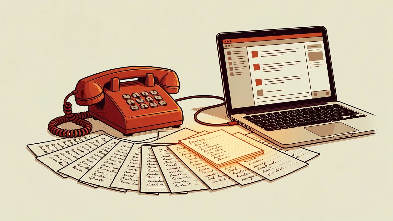 Illustration of ten glowing pins being placed one by one on a stylized customer map