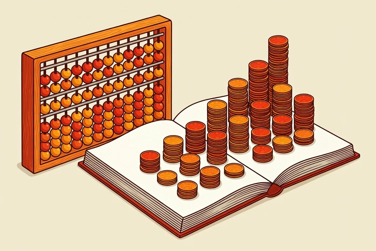 Illustration of a balance scale weighing customer acquisition cost against lifetime value